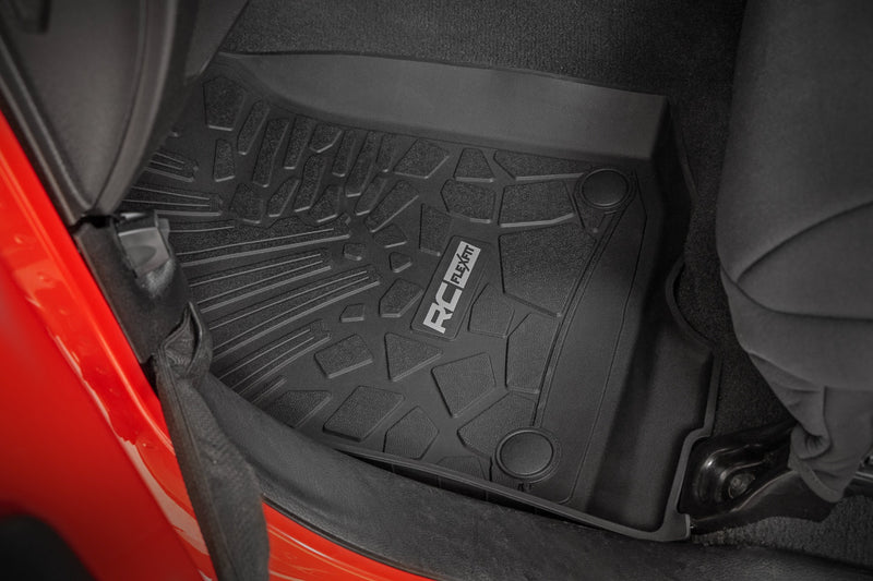 ラフカントリー Flex-Fit フロアマット 前後席セット (リアロック式) ジープ グラディエーター JT 4WD 2020-2026