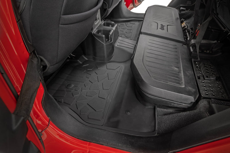 ラフカントリー Flex-Fit フロアマット 前後席セット (リアロック式) ジープ グラディエーター JT 4WD 2020-2026