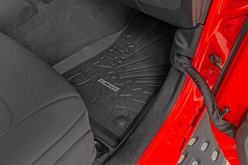 ラフカントリー Flex-Fit フロアマット 前後席セット (リアロック式) ジープ グラディエーター JT 4WD 2020-2026