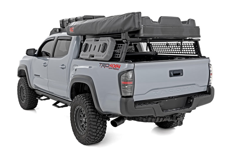 ラフカントリー SRL2 アジャスタブルアルミニウムランニングボード ダブルキャブ トヨタ タコマ 2WD/4WD