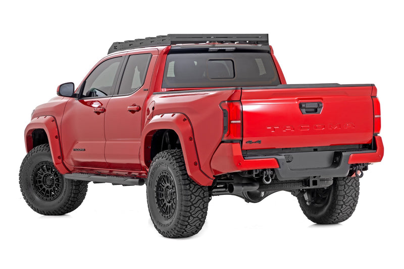 ラフカントリー オーバルナーフステップ ダブルキャブ ブラック トヨタ タコマ 2WD/4WD (2024-2026)