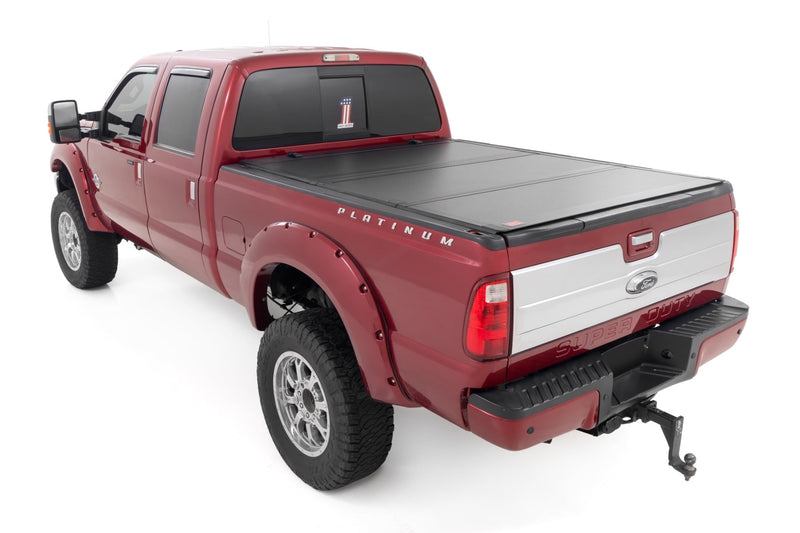 ラフカントリー フォード F-250/F-350 Super Duty ハードトライフォールドフリップアップベッドカバー 6'10" ベッド用 1999-2016