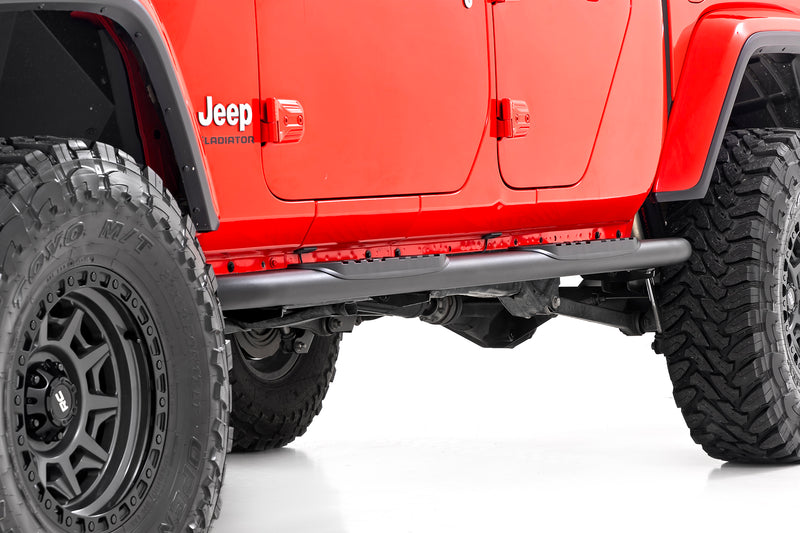 ラフカントリー オーバルナーフステップ ブラック | ジープ Gladiator JT 4WD 2020-2026