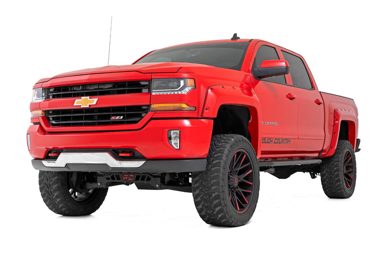 ラフカントリー OV2 ランニングボード クルーキャブ用 シボレー/GMC 1500/2500HD/3500HD (2007-2019)
