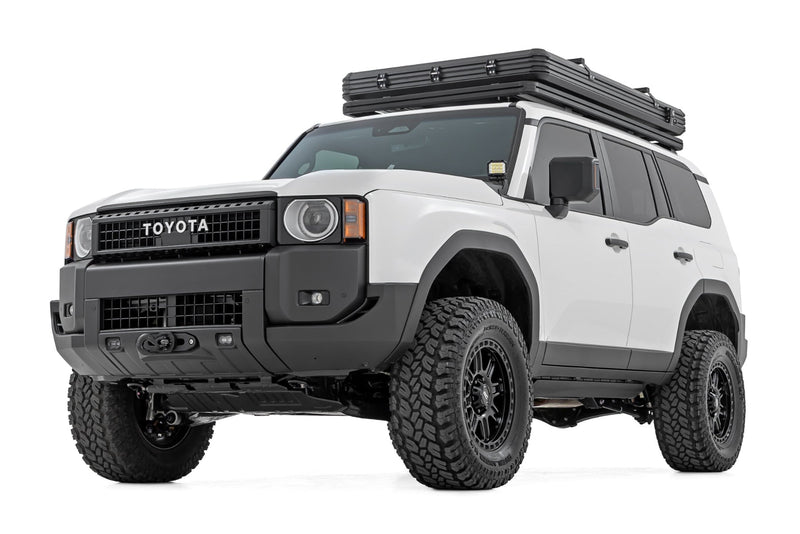 ラフカントリー FXS ヒドゥンウインチマウント LEDフォグライト付き | トヨタ ランドクルーザー 4WD 2024-2026