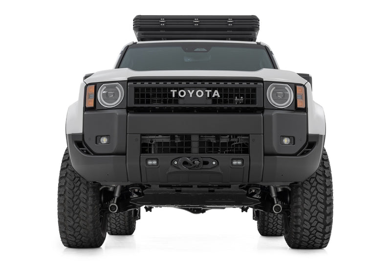 ラフカントリー FXS ヒドゥンウインチマウント LEDフォグライト付き | トヨタ ランドクルーザー 4WD 2024-2026