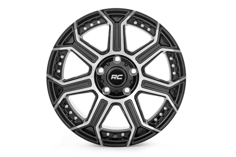 ラフカントリー 89 Series ホイール ワンピース ブラックマシンドガンメタル 17x9 5x4.5 -12mm
