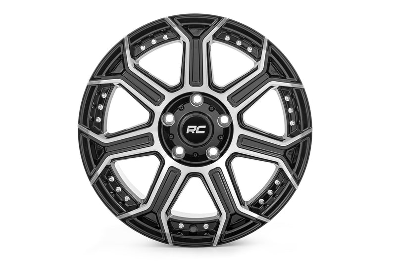 ラフカントリー 89 Series ホイール 6x5.5 ボルトパターン ブラックマシンドガンメタル