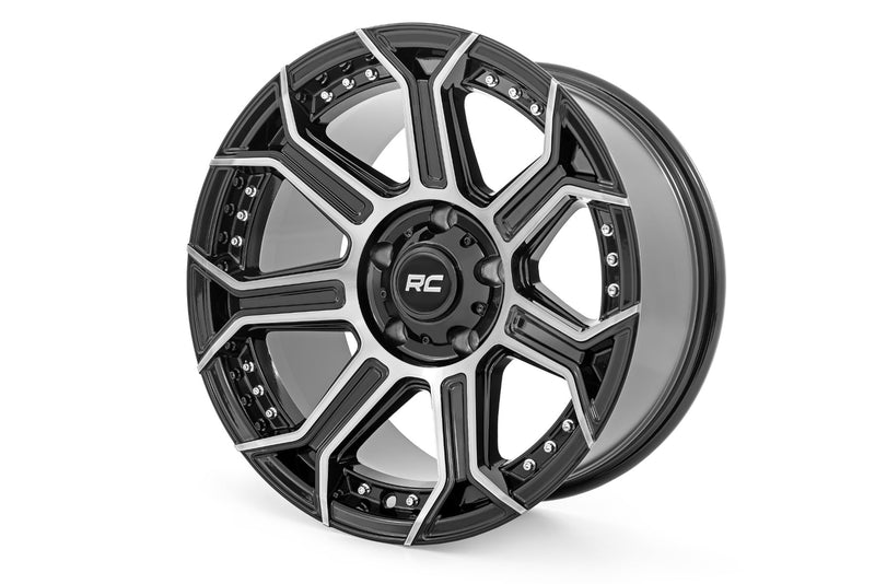 ラフカントリー 89 Series ホイール ワンピース ブラックマシンドガンメタル 17x9 5x4.5 -12mm