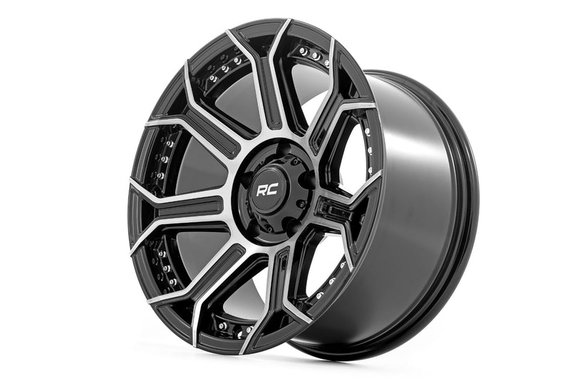 ラフカントリー 89 Series ホイール 1ピース ブラックマシンドガンメタル 17x9 / 5x5 / -12mm