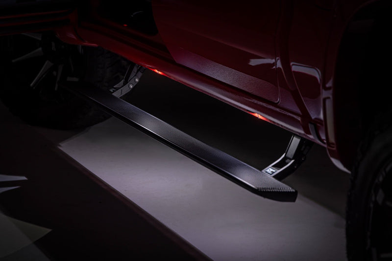 ラフカントリー HT-Series パワーランニングボード シボレー/GMC シルバラード・シエラ 1500/2500HD/3500HD 2019-2026