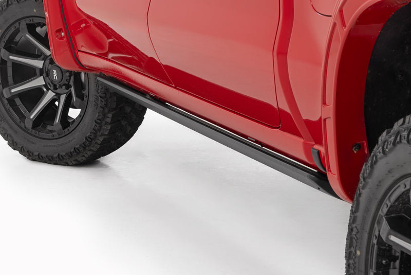 ラフカントリー HT-Series パワーランニングボード シボレー/GMC シルバラード・シエラ 1500/2500HD/3500HD 2019-2026