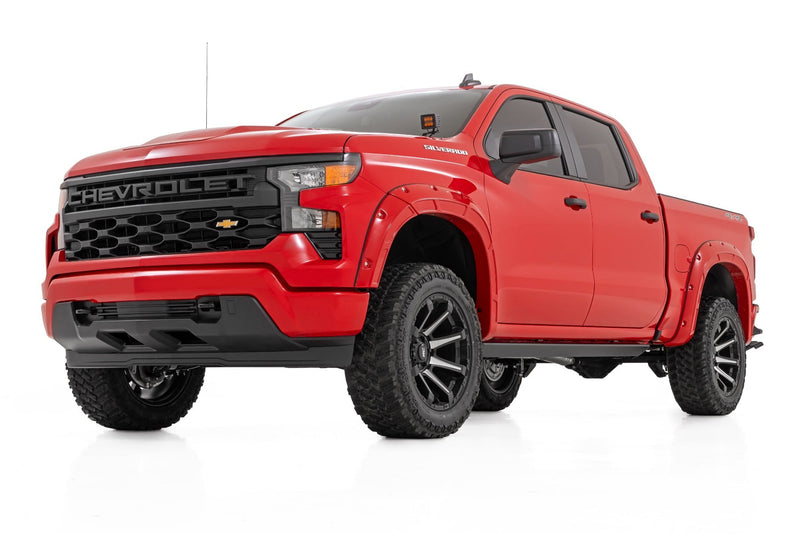 ラフカントリー HT-Series パワーランニングボード シボレー/GMC シルバラード・シエラ 1500/2500HD/3500HD 2019-2026
