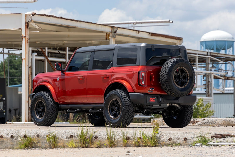 ラフカントリー 79 Series ホイール ワンピース 18x9 8x6.5 -12mm セミグロスブラック/ブロンズリング