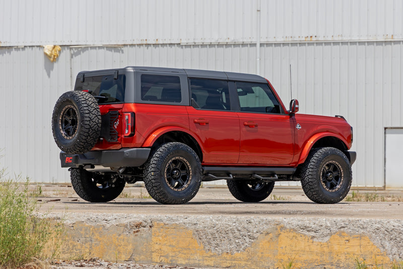 ラフカントリー SRL2 アジャスタブルアルミニウムステップ 4ドア | フォード Bronco 4WD (2021-2026)