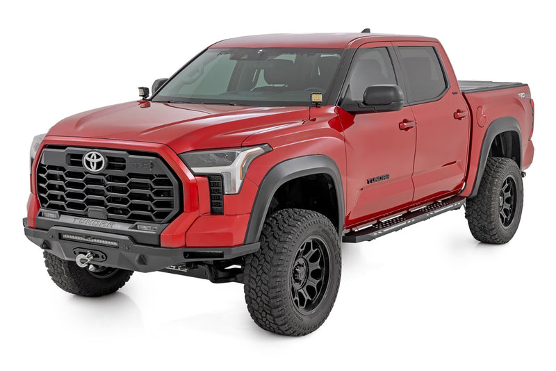 ラフカントリー AC2 ランニングボード アンバー/ホワイト LED クルーマックス トヨタ Tundra 2WD/4WD (2022-2026)