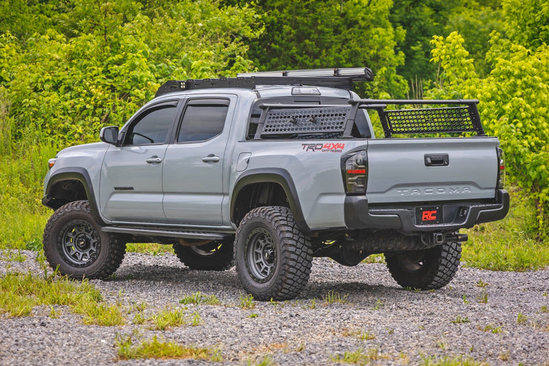 ラフカントリー RPT2 ランニングボード ダブルキャブ ブラック トヨタ タコマ 2WD/4WD 2016-2023