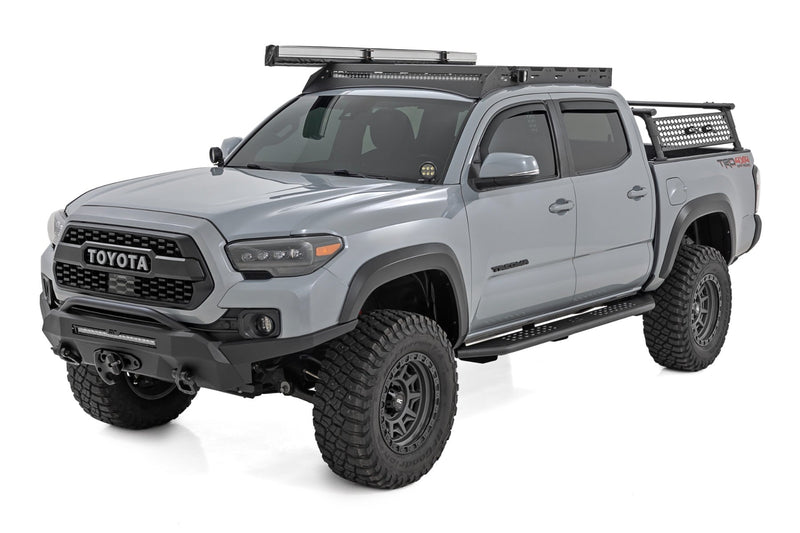 ラフカントリー OV2 ランニングボード サイドステップバー クルーキャブ トヨタ タコマ 2WD/4WD (2016-2023)