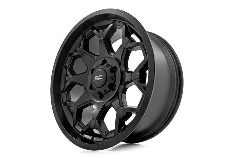ラフカントリー 80 Series ホイール ワンピース セミグロスブラック 20x9 / 8x165 / 0mm