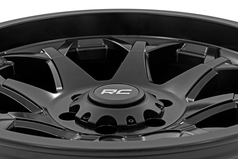 ラフカントリー 80 Series ホイール ワンピース セミグロスブラック 20x10 8x170 -19mm