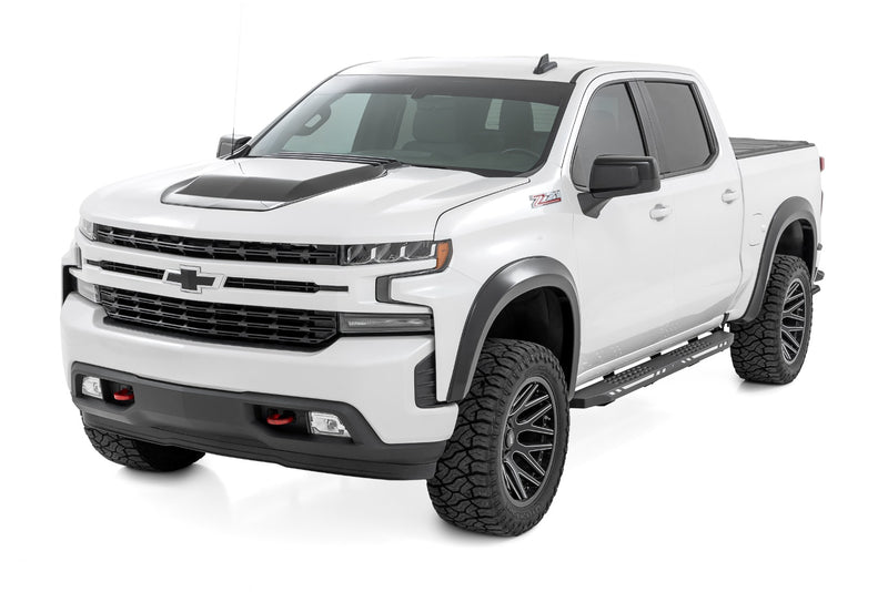 ラフカントリー AC2 ランニングボード LED付 アンバー/ホワイト クルーキャブ シボレー/GMC 1500/2500HD/3500HD (2019-2026)