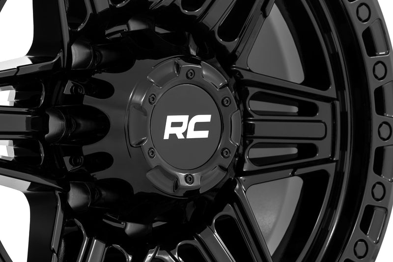 ラフカントリー 76 Series ホイール シミュレートビードロック グロスブラック 17x9 / 5x5 / -12mm
