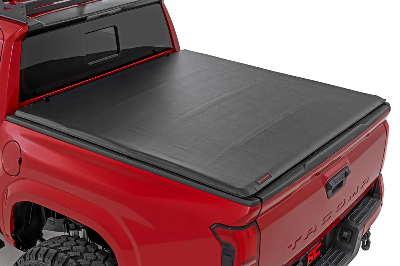 ラフカントリー ソフトロールアップベッドカバー トヨタ タコマ 2WD/4WD 2024-2026 5フィートベッド用
