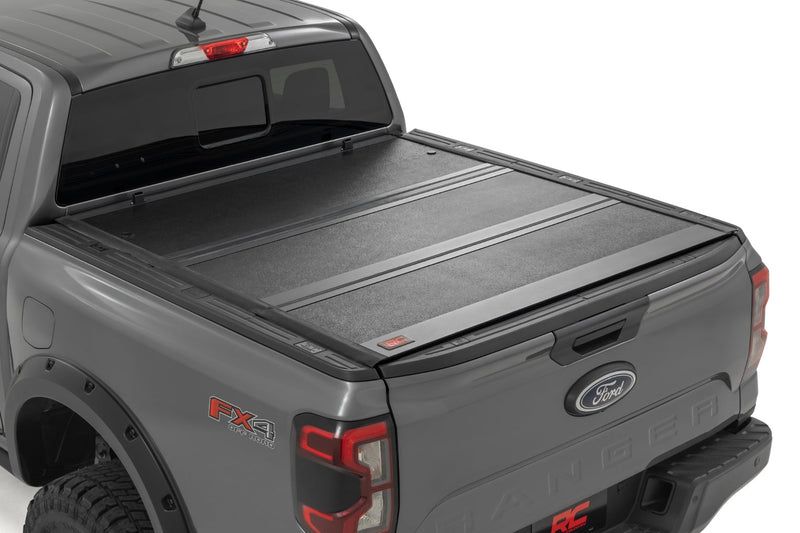 ラフカントリー ハードロープロファイルベッドカバー トライフォールド | 5フィートベッド | フォード Ranger 2WD/4WD 2024-2025