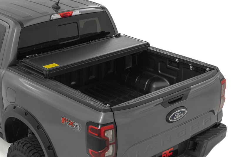 ラフカントリー ハードロープロファイルベッドカバー トライフォールド | 5フィートベッド | フォード Ranger 2WD/4WD 2024-2025