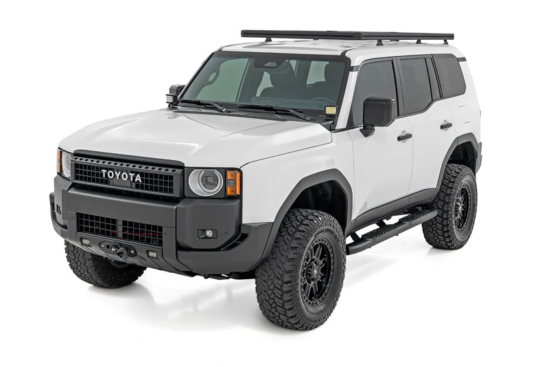 ラフカントリー オーバルナーフステップバー ブラック トヨタ Land Cruiser 4WD 2024-2026
