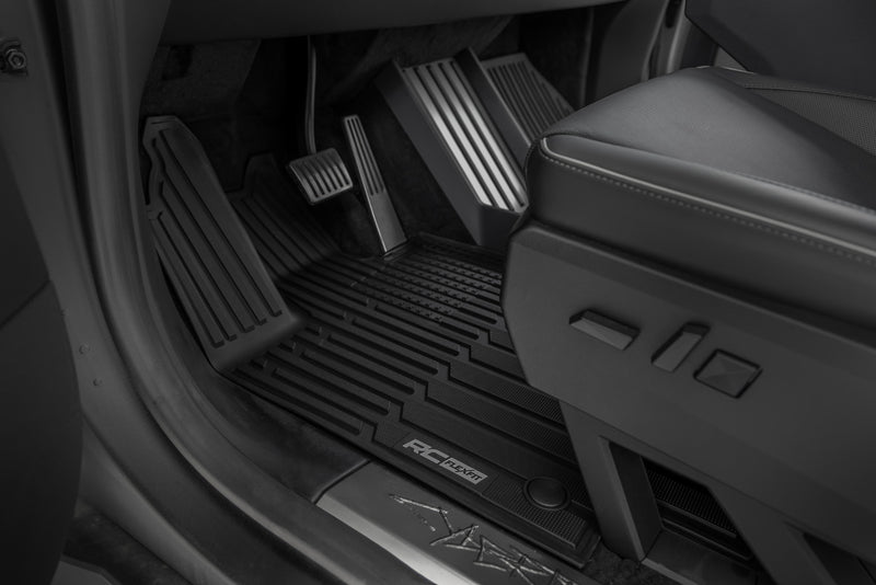 ラフカントリー Flex-Fit フロアマット 前後席セット テスラ Cybertruck 4WD 2024-2026