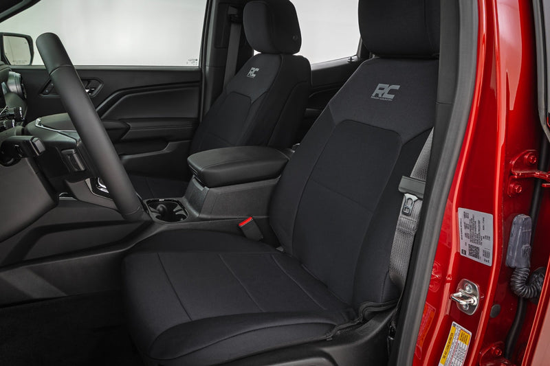 ラフカントリー ネオプレンシートカバー フロントバケット+リアベンチ シボレー Colorado / GMC Canyon 2023-2026