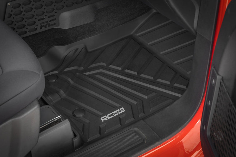 ラフカントリー Flex-Fit フロアマット フロント&リアセット フォード ブロンコ 4WD (2021-2026)