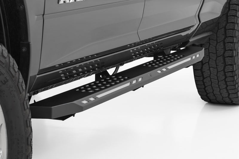 ラフカントリー AC2 ランニングボード アンバー/ホワイト LED クルーキャブ ラム 1500 (2019-2026) / 1500 TRX (2021-2024)