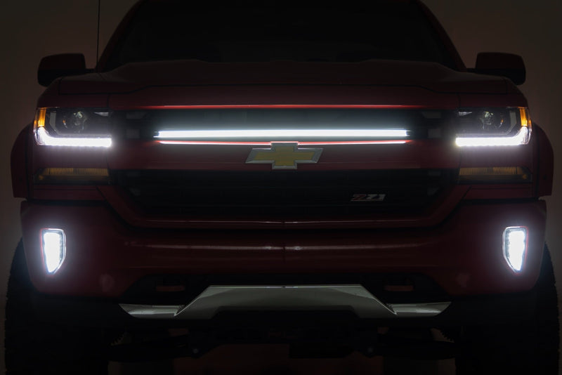 ラフカントリー グリルマウント LEDライトキット 30インチ DRL シボレー シルバラード 1500 (2016-2018)