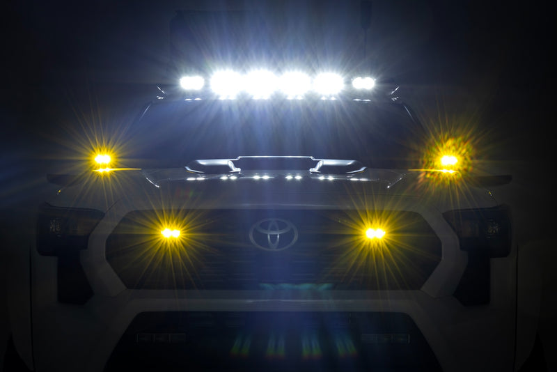 ラフカントリー 5インチ LEDライトポッド ホワイト/アンバーDRL スポット 2個セット