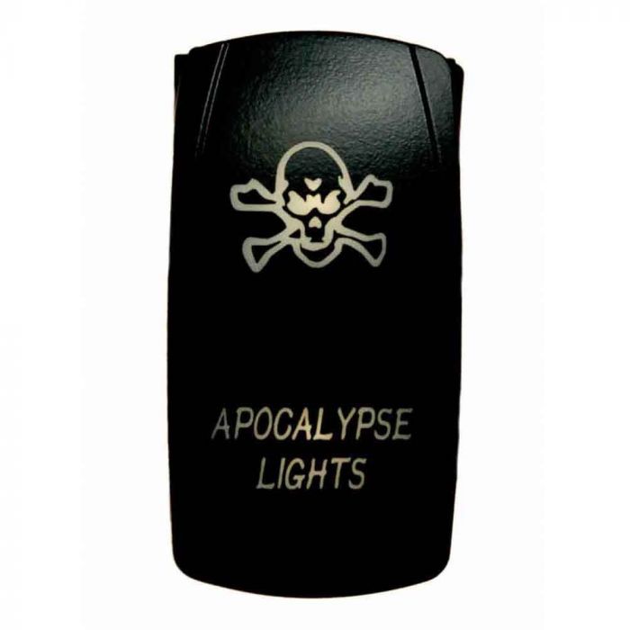 Quake LED Apocalypse 2ウェイ ロッカースイッチ 5ピン ホワイト