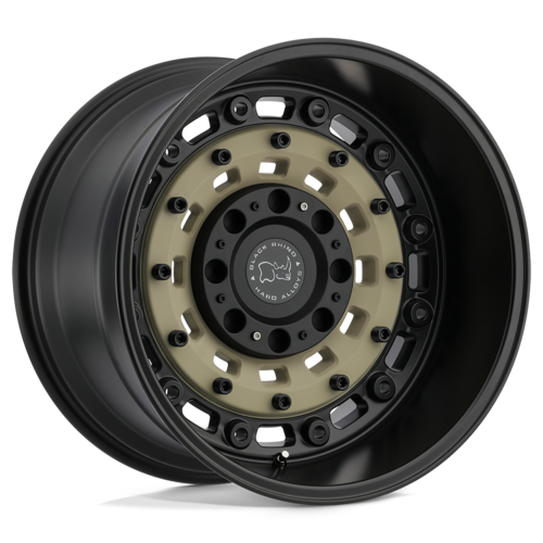 ブラックライノ ARSENAL BR ホイール 20×12 5×127 オフセット -44 セントラルボア 71.5 デザートサンド/ブラック