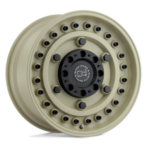 ブラックライノ ARMORY BR 17×9.5 オフセット+6 センターボア72.56 デザートサンド