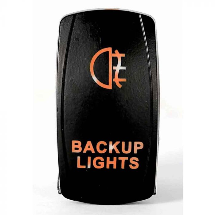 Quake LED バックアップ 2ウェイロッカースイッチ 5ピン アンバー