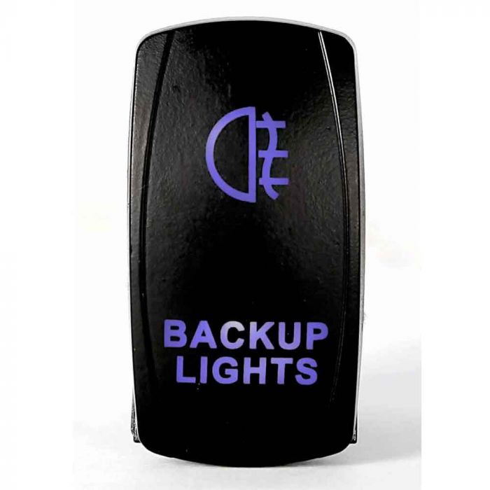 Quake LED バックアップ用ロッカースイッチ 2方向 5ピン ブルー