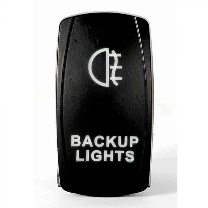 Quake LED ロッカースイッチ バックアップ 2ウェイ 5ピン ホワイト