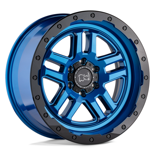 ブラックライノ BARSTOW 20x9.5 6x135 オフセット+12 センターボア87.1 ブルー/ブラック