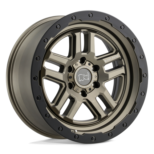 ブラックライノ BARSTOW 20x9.5 5x139.7 オフセット+0 センターボア78.1 マットブロンズ/マットブラック