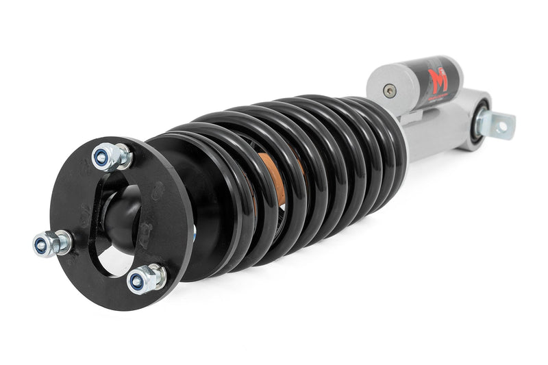 ラフカントリー M1R Reservoir ロード済みストラット フロント 5インチ フォード ブロンコ (2021-2026) 調整式ライドハイト