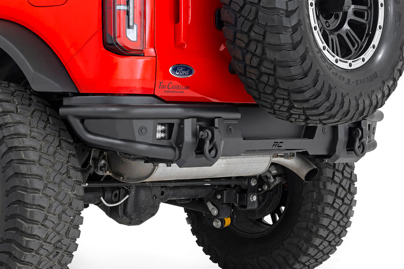 ラフカントリー チューブラーリアバンパー LEDポッド付き フォード ブロンコ 4WD 2021-2026