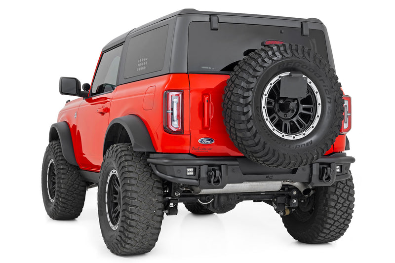 ラフカントリー チューブラーリアバンパー LEDポッド付き フォード ブロンコ 4WD 2021-2026
