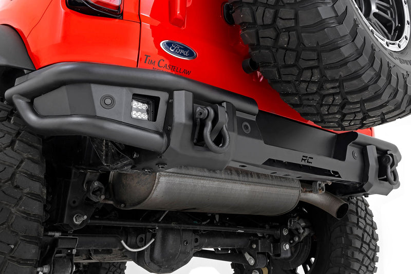 ラフカントリー チューブラーリアバンパー LEDポッド付き フォード ブロンコ 4WD 2021-2026