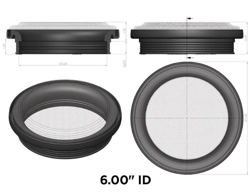 S&B ベロシティスタック 6インチ レッド ターボ・スーパーチャージャー用