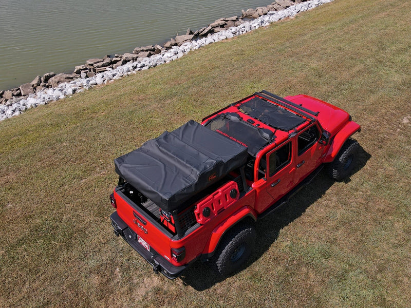 ラフカントリー メッシュビキニトップ プラス ブラック | ジープ グラディエーター JT 4WD 2020-2024